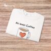 Coffee Lover Crewneck Sweatshirt - Atleast Coffee is gluten free
