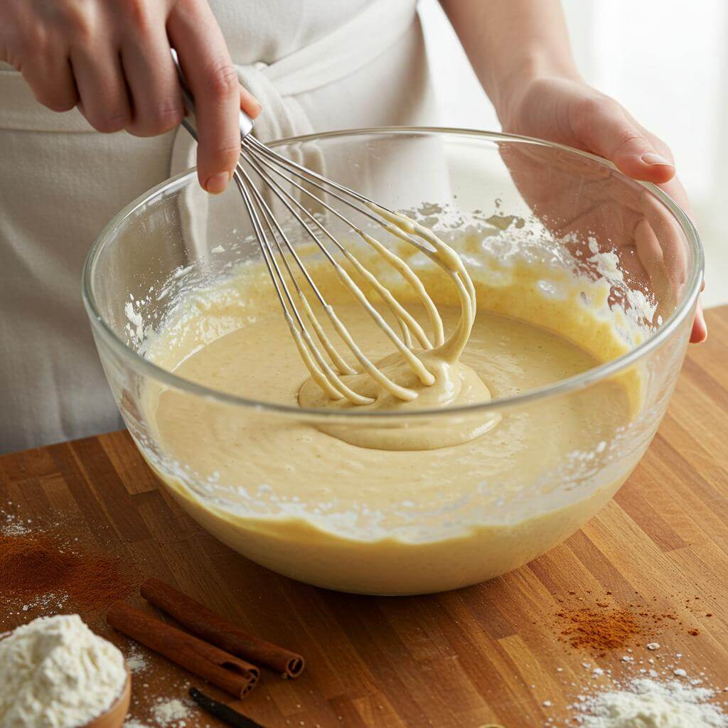 Gluten-free pancakes ingredients flat lay