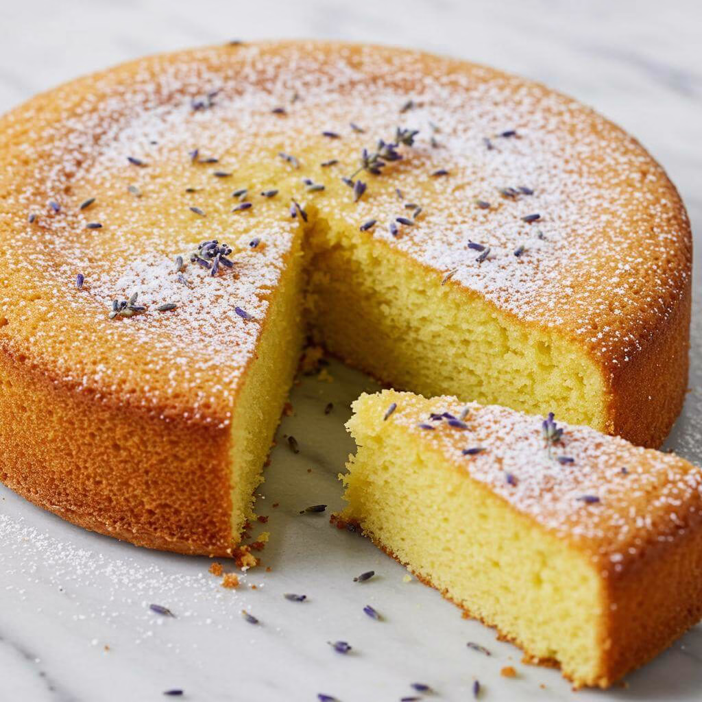 Gluten-Free Lemon Lavender Cake