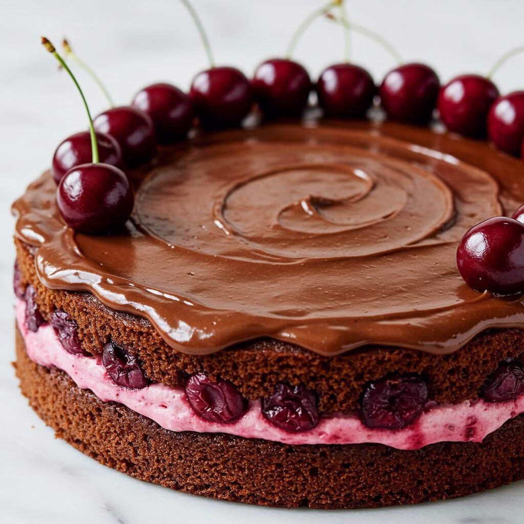 Gluten-Free Chocolate Cherry Cake