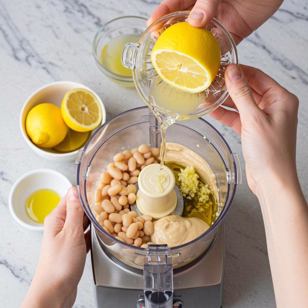 Making gluten free snacks with lemon juice