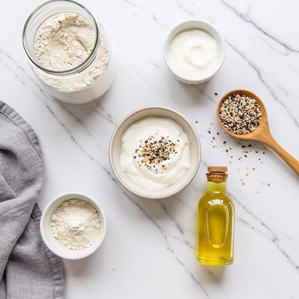 Gluten-free air fryer bagel bites ingredients